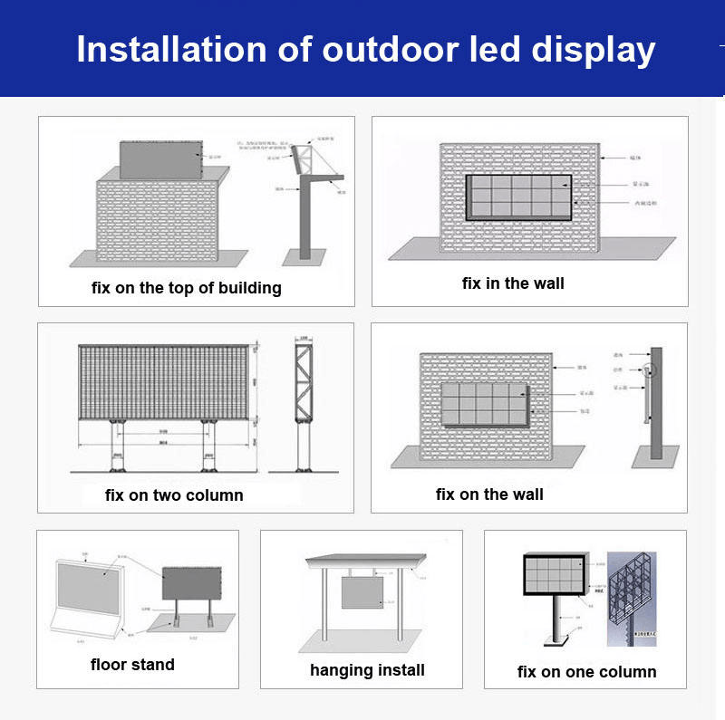 outdoor waterproof led video wall