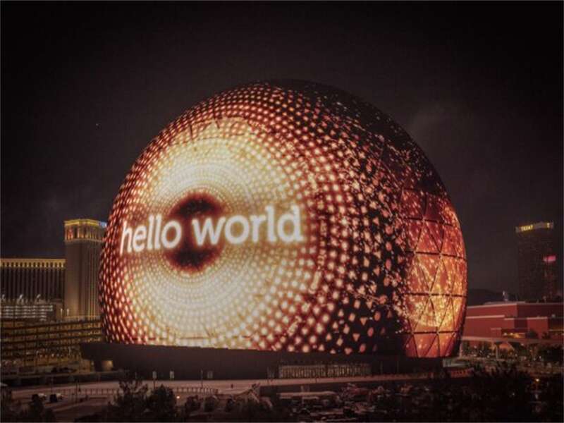the largest LED screen on earth