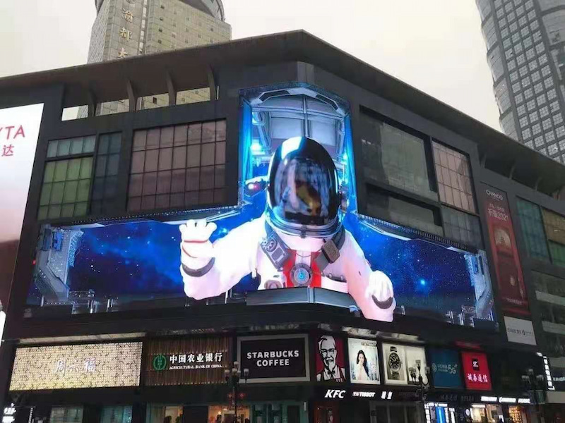 3D LED display billboard