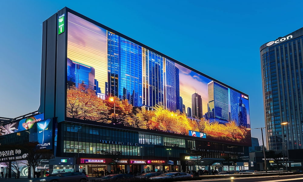 led screen for advertising publish
