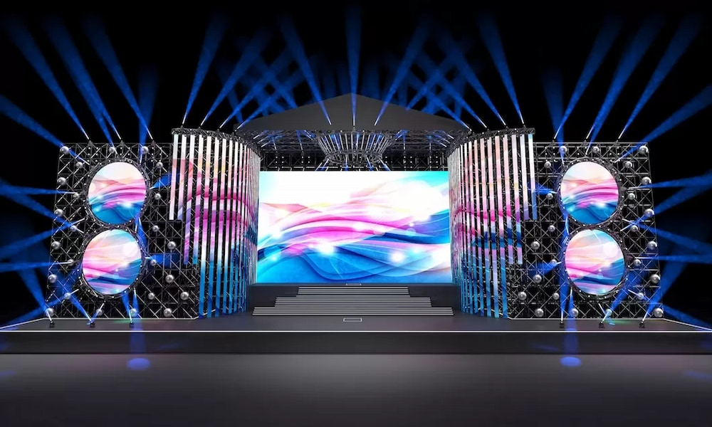 Virtual Production Led Screen display Virtual Production Led Screen